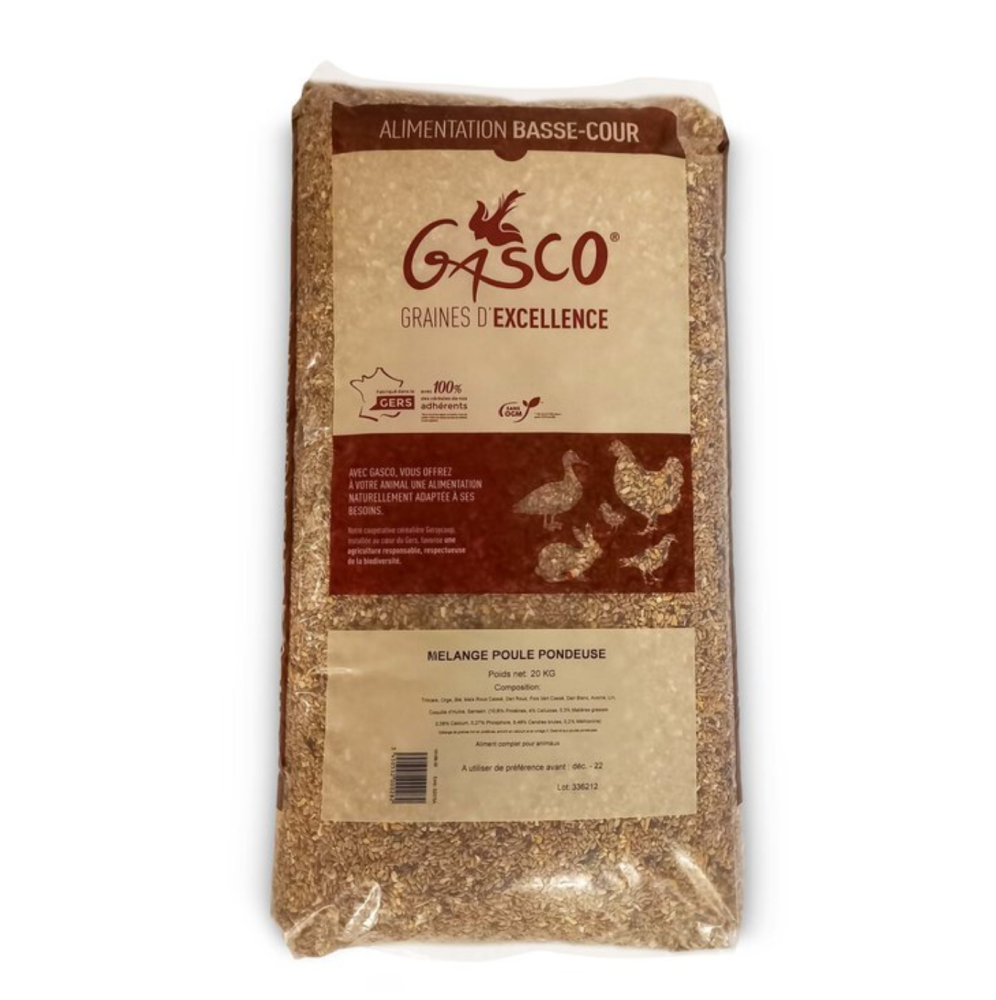Mélange de Graines pour Poules Pondeuses - 20Kg